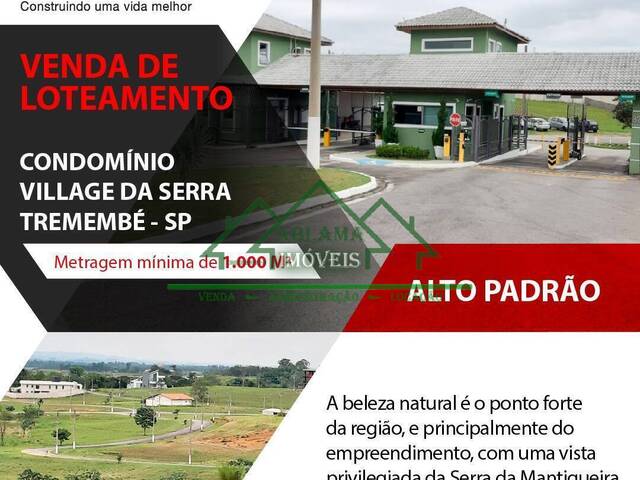 #ABT0031 - Terreno em condomínio para Venda em Taubaté - SP - 1