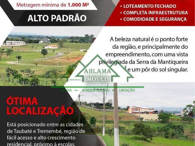 #ABT0031 - Terreno em condomínio para Venda em Taubaté - SP